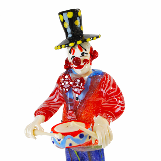 CLOWN WITH TAMBOURINE