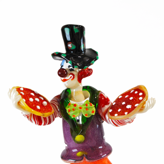 CLOWN WITH PIZZAS