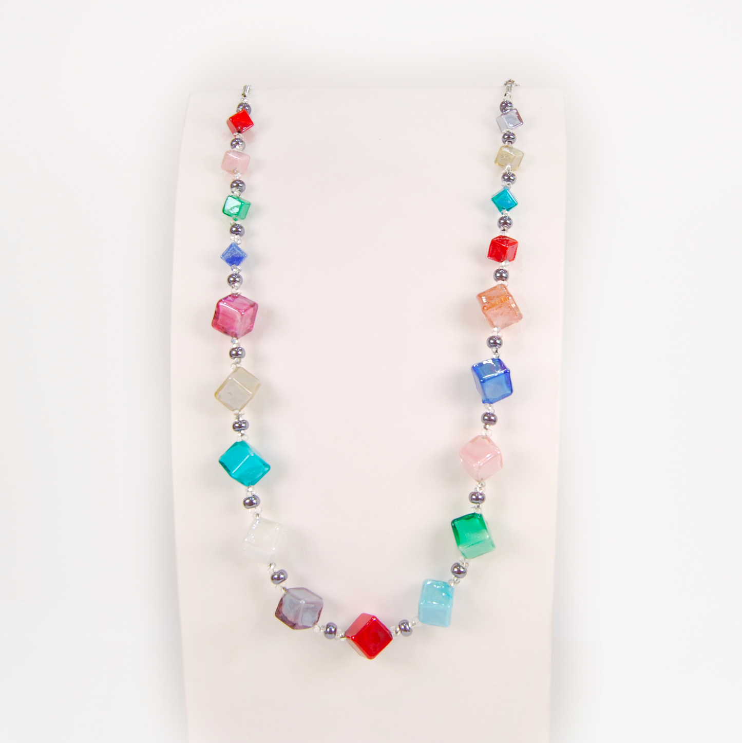 ELENA CUBA SILVER NECKLACE