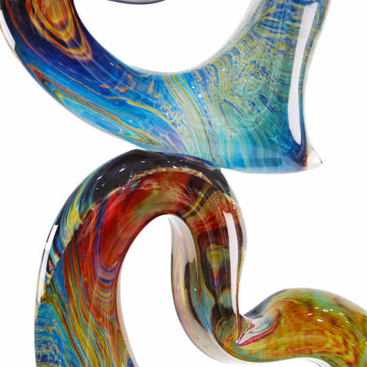 LARGE DOUBLE HEART, CALCEDONIO COLLECTION