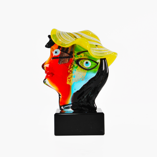 RED AND LIGHT BLUE WITH YELLOW HAT, PICASSO COLLECTION