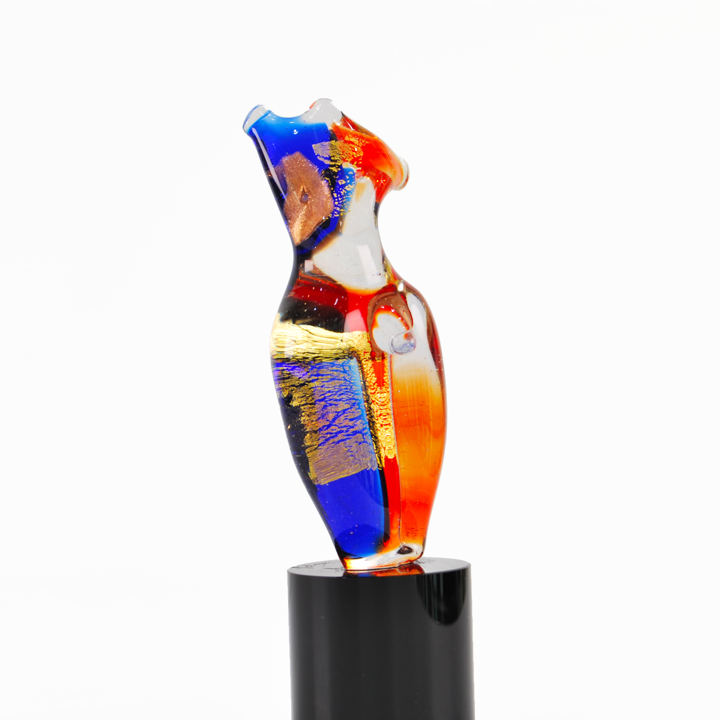 BLUE AND ORANGE MALE BUST
