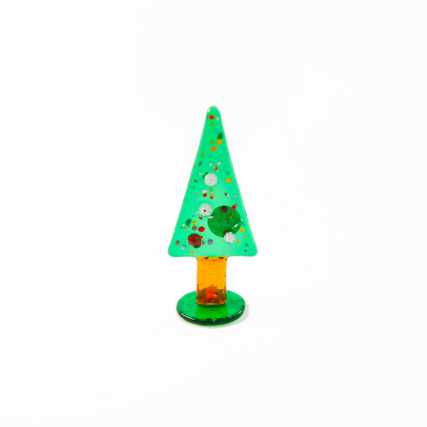 GREEN TREE WITH MURRINA DETAILS - ROUND BASE