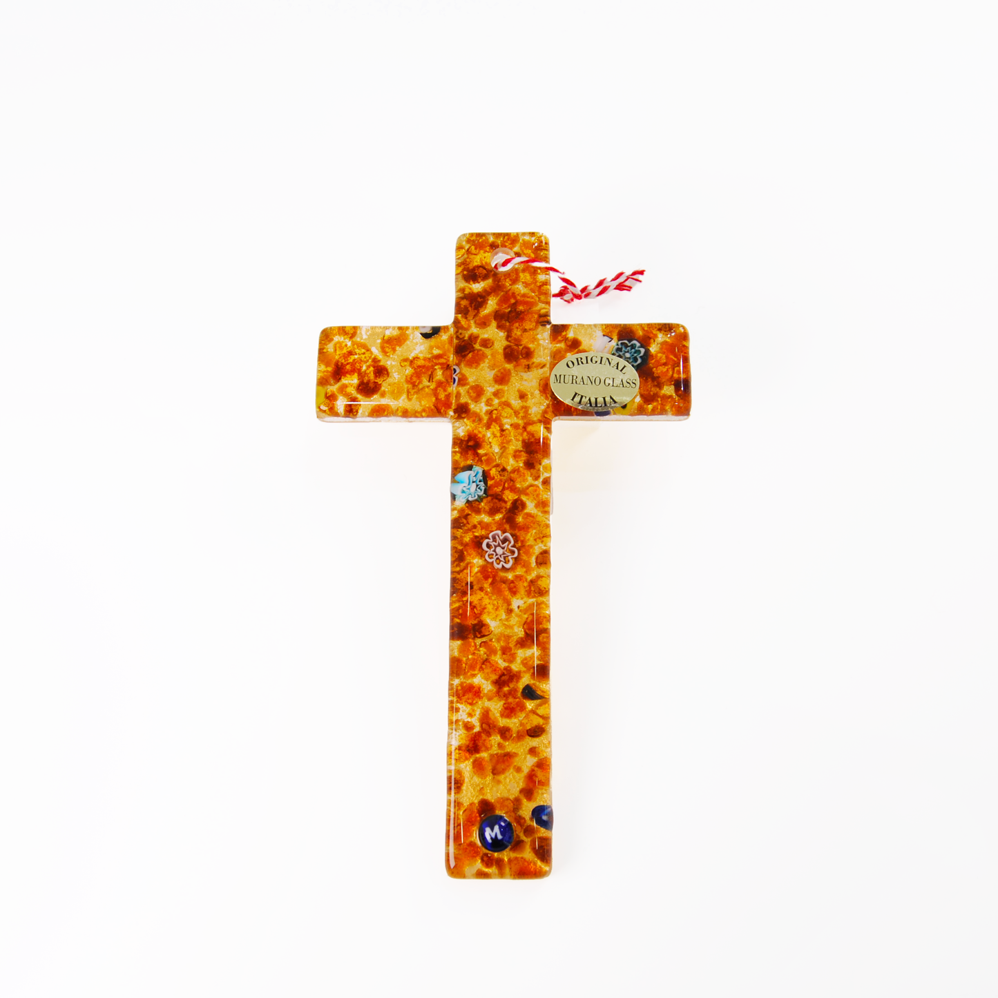 BIG ARTISTIC CROSS GOLDEN BASE