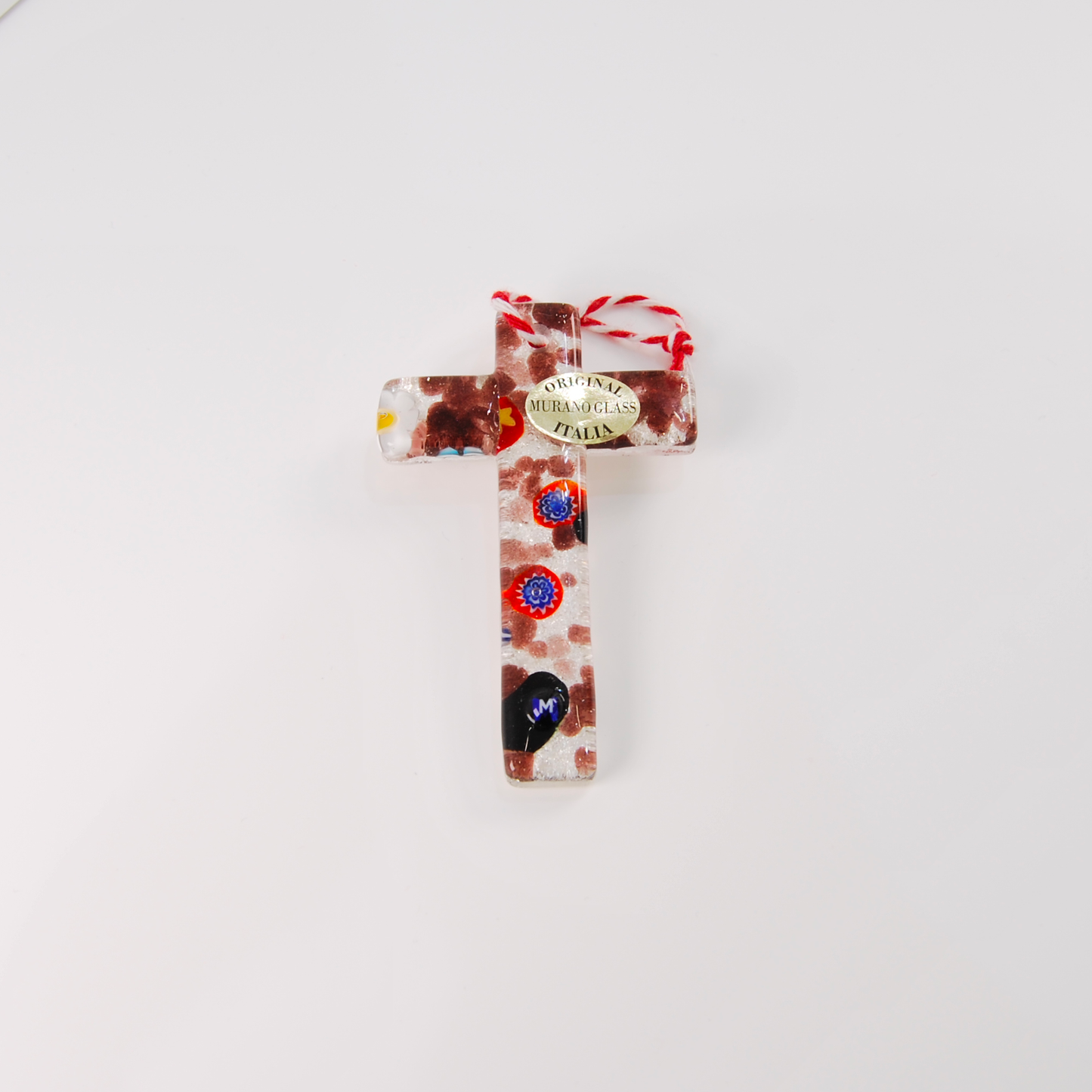 SMALL ARTISTIC CROSS SILVER BASE