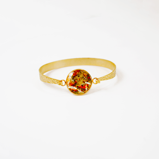 BOREALE MURANO GLASS BRACELET WITH GOLD FINISH
