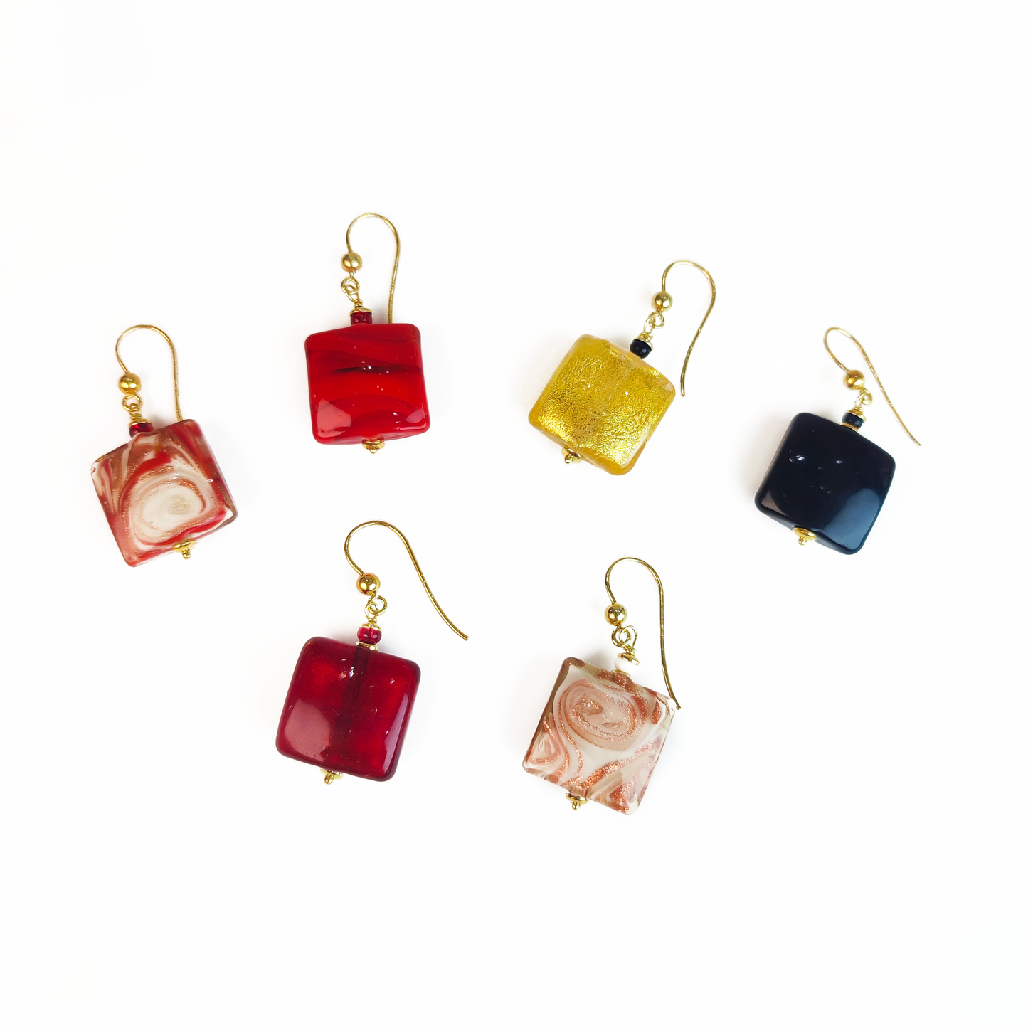 ELENA GILDED SILVER EARRING