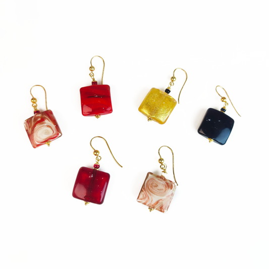ELENA GILDED SILVER EARRING
