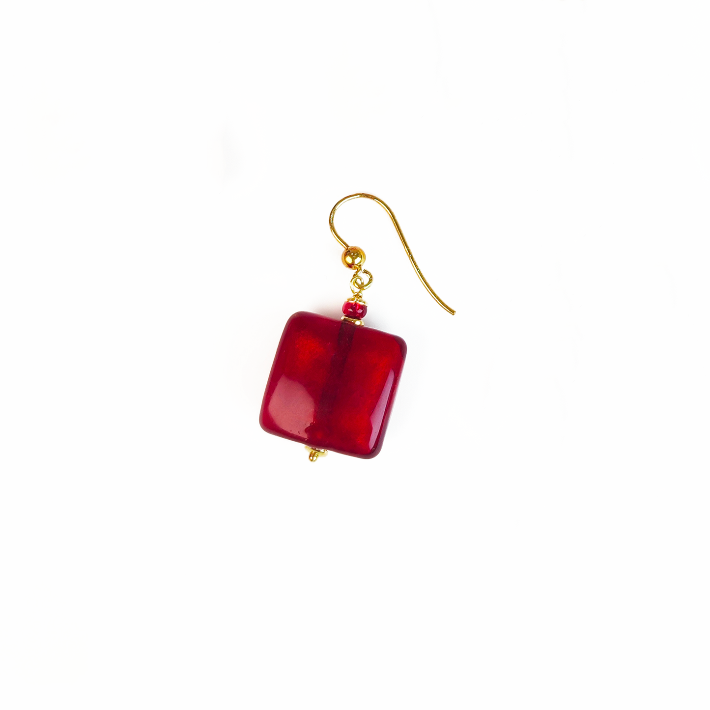 ELENA GILDED SILVER EARRING