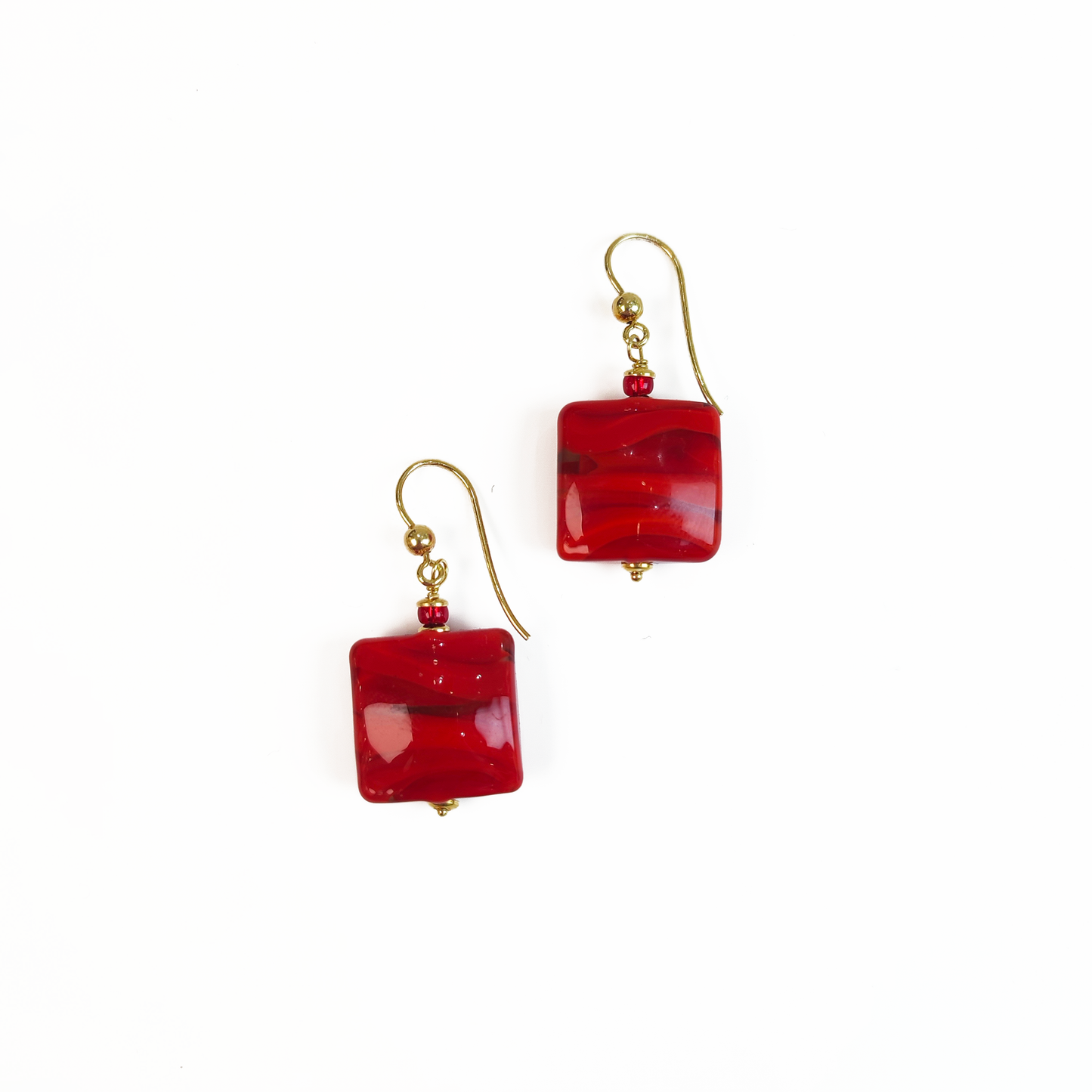 ELENA GILDED SILVER EARRING