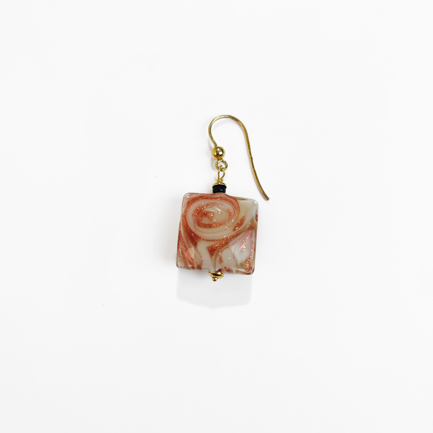 ELENA GILDED SILVER EARRING
