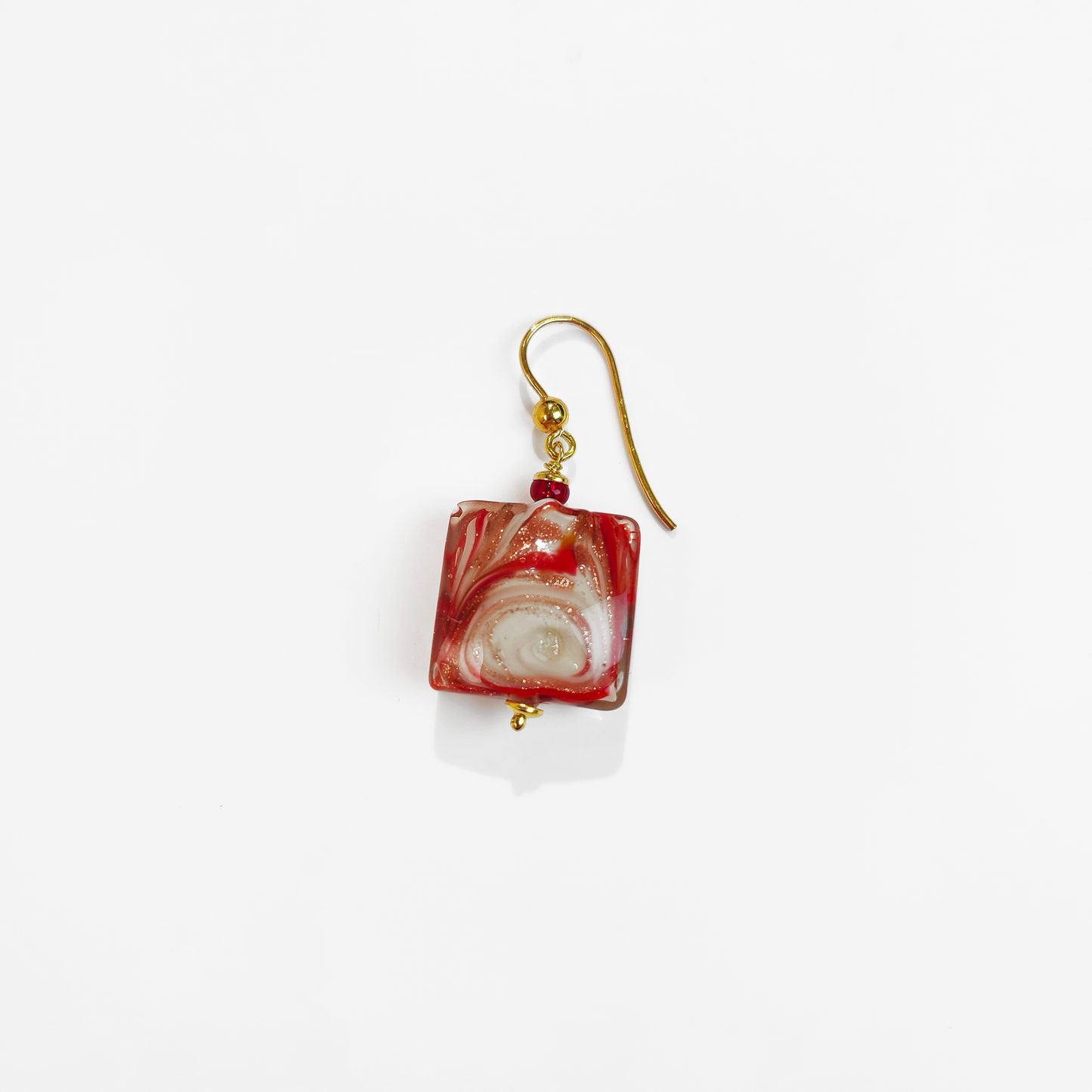 ELENA GILDED SILVER EARRING