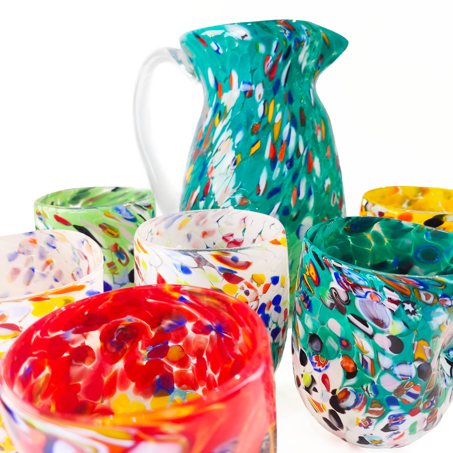 PITCHER AND 6 TUMBLER SET