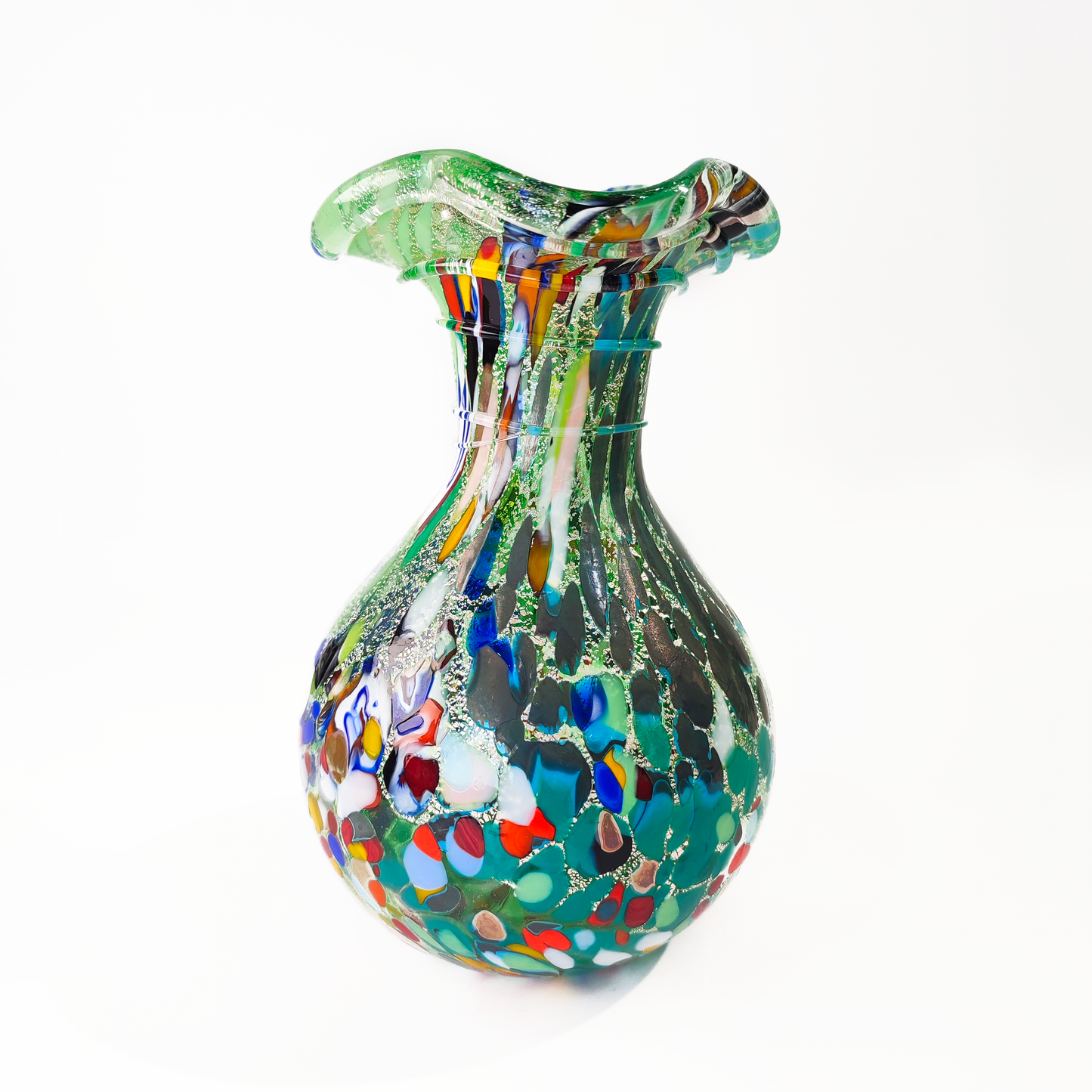MURRINA SOFT NECK VASES WITH TRAIL