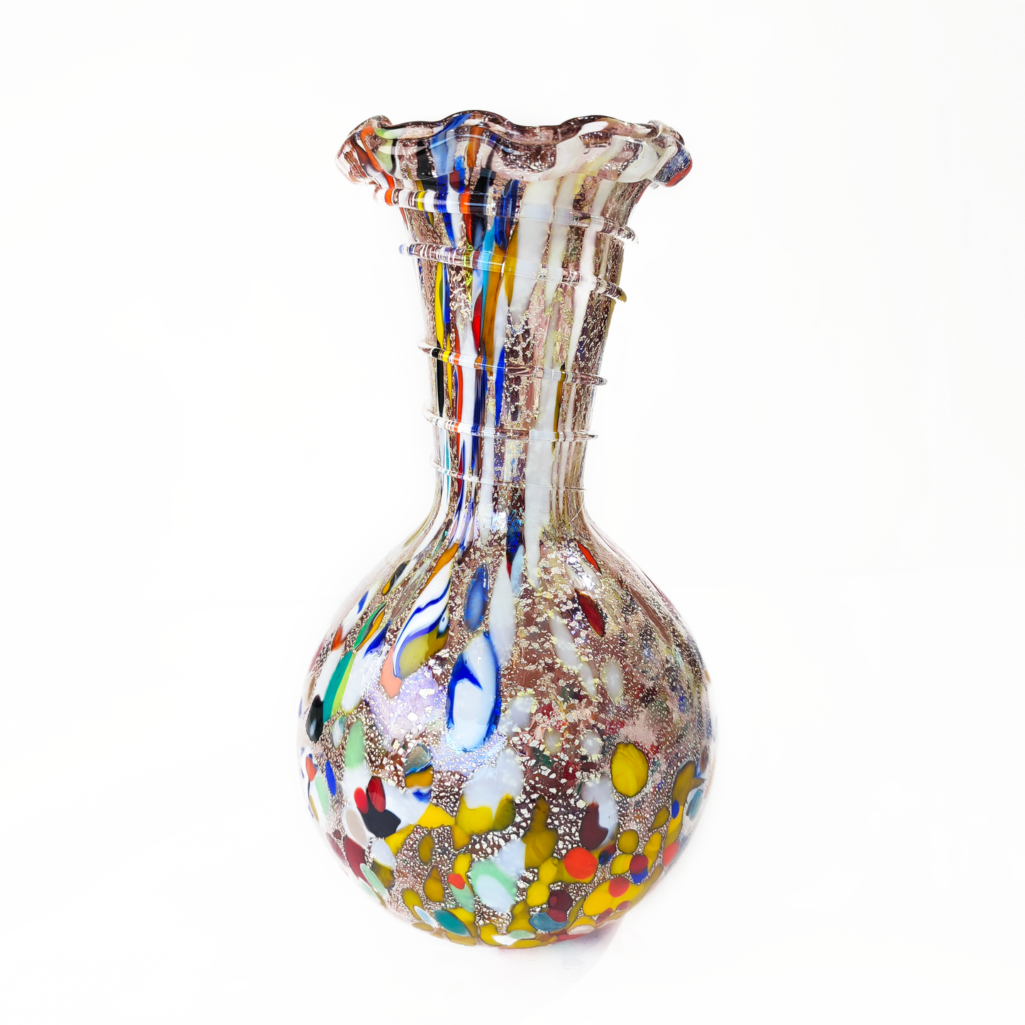 MURRINA SOFT NECK VASES WITH TRAIL