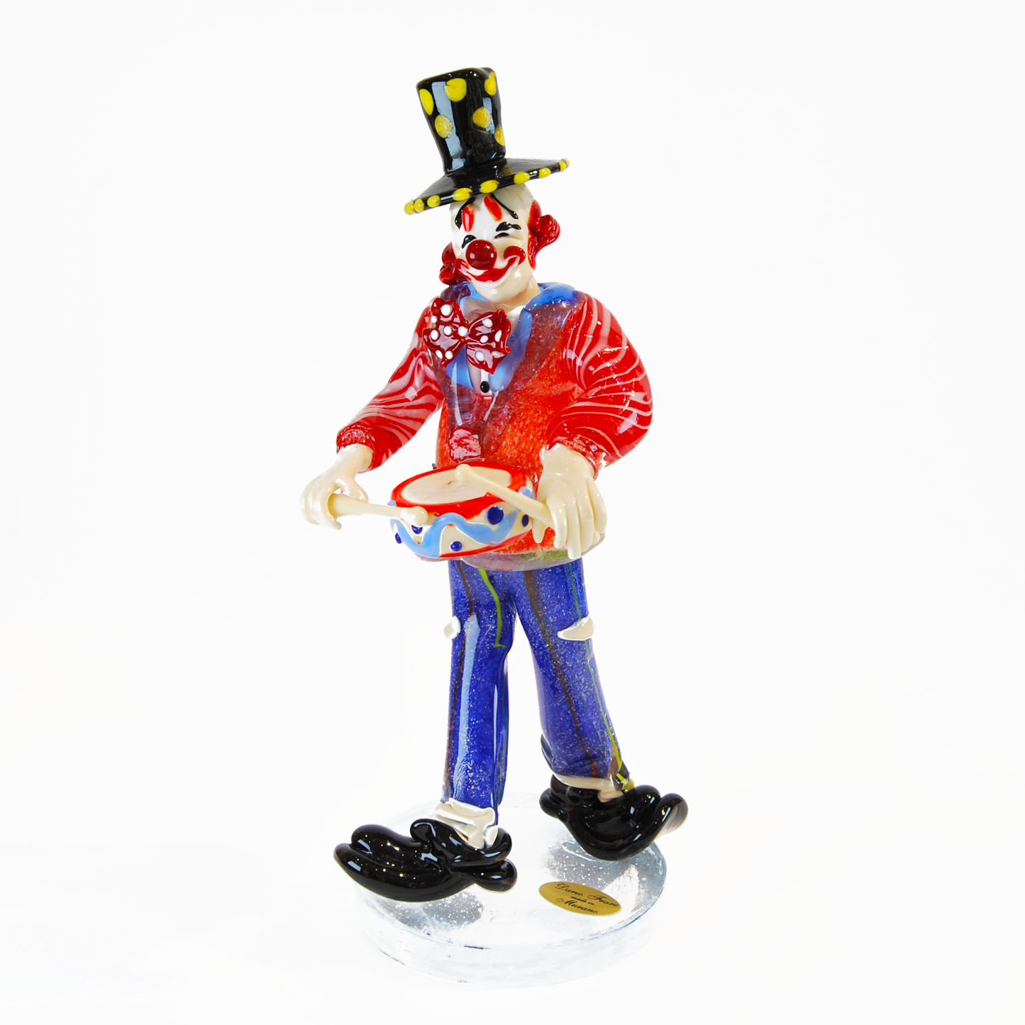 CLOWN WITH TAMBOURINE