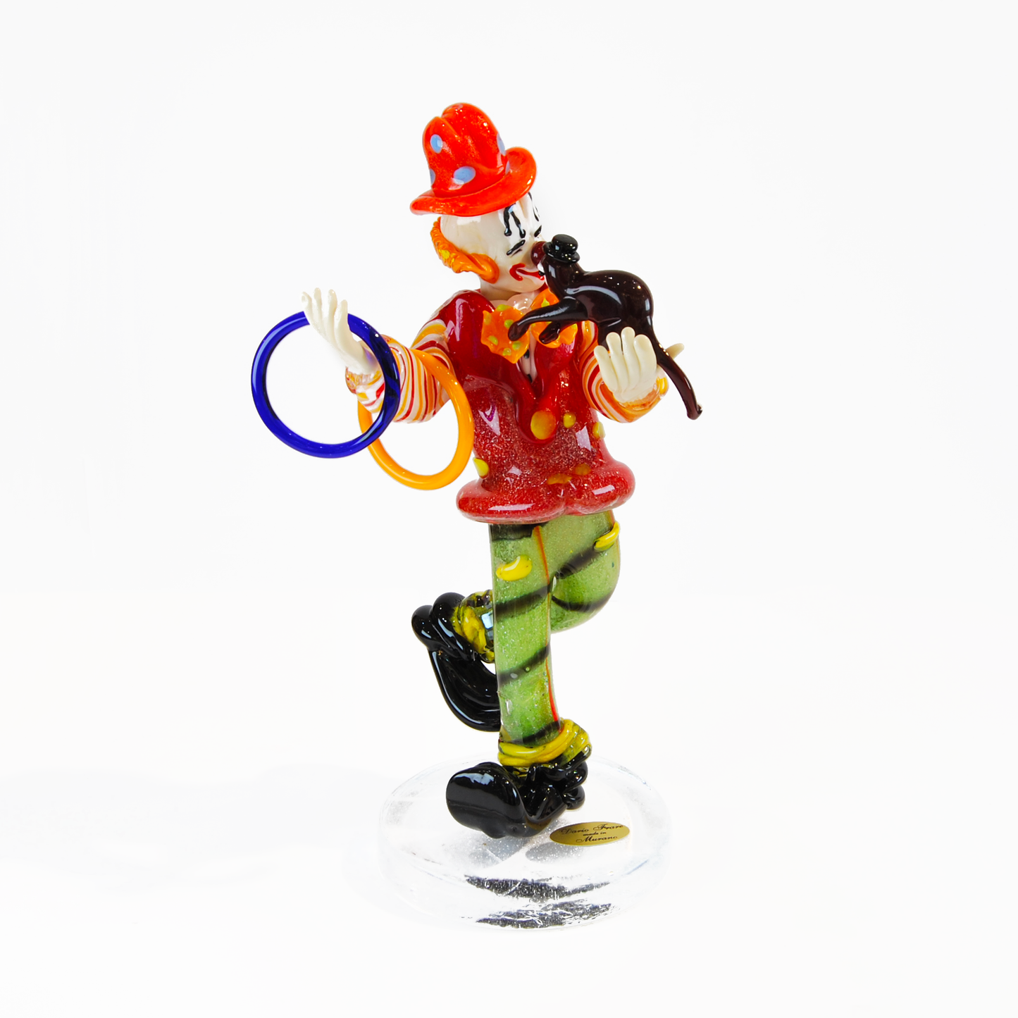 CLOWN WITH RINGS & MONKEY