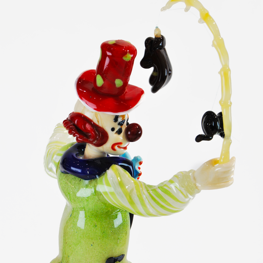 CLOWN FISHERMAN WITH GREEN JACKET