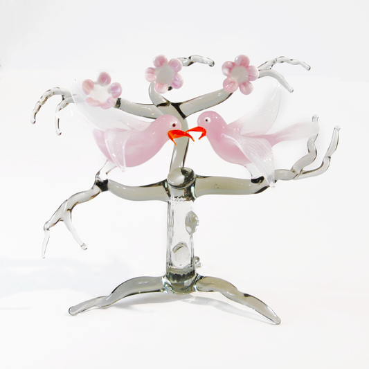 CHERRY BLOSSOM WITH LOVEBIRDS - VERSION 2