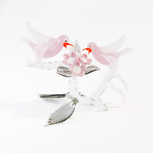 CHERRY BLOSSOM WITH LOVEBIRDS - VERSION 3