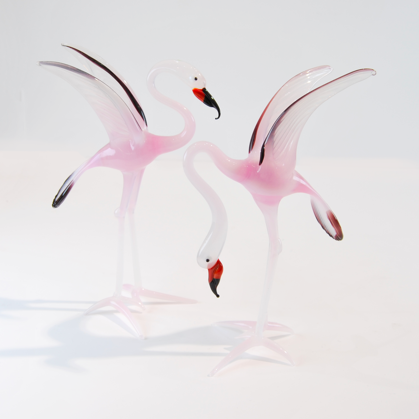 SMALL FLAMINGO WITH OPEN WING