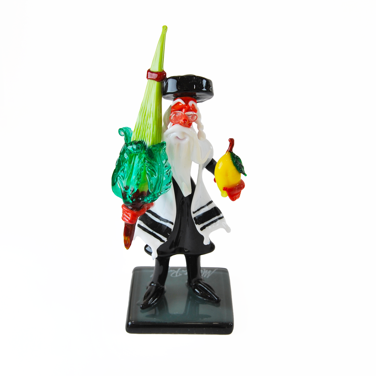 RABBI WITH LULAV AND ETROG
