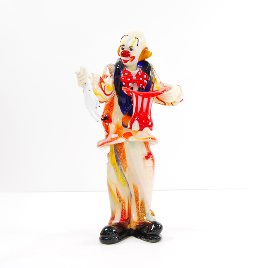 MEDIUM CLOWN WITH HAT AND RABBIT