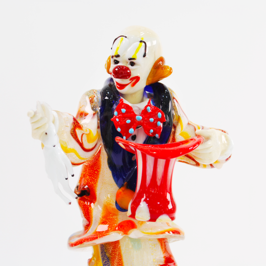 MEDIUM CLOWN WITH HAT AND RABBIT