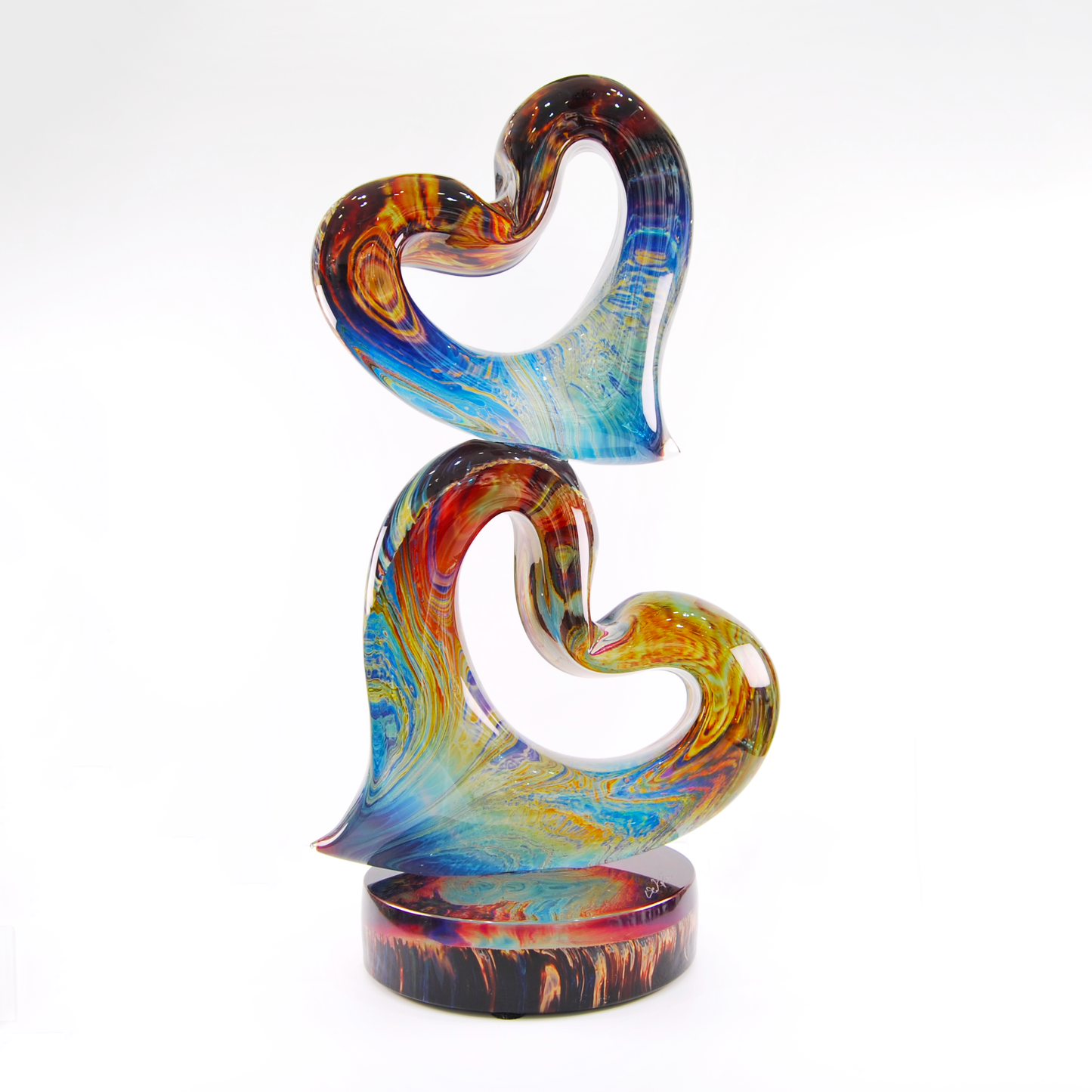 LARGE DOUBLE HEART, CALCEDONIO COLLECTION