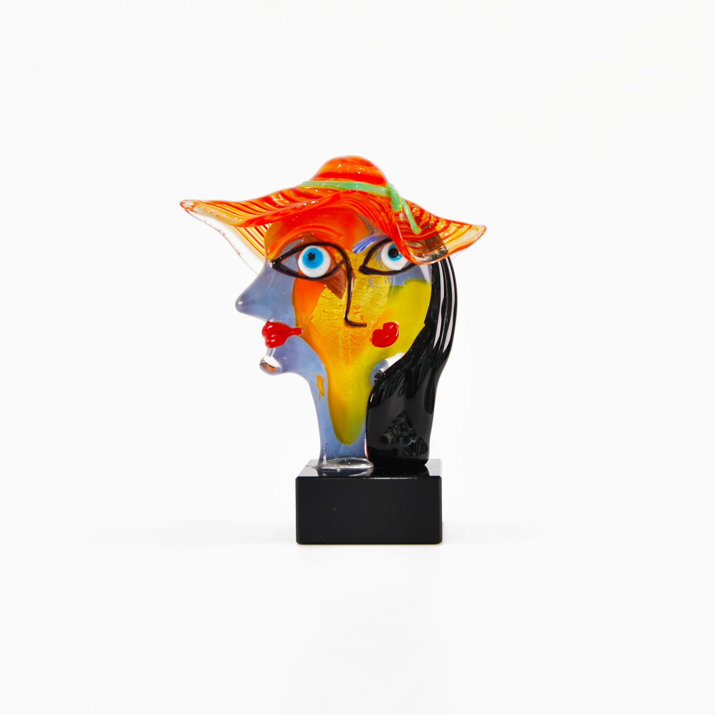 YELLOW FACE WITH ORANGE HAT, PICASSO COLLECTION