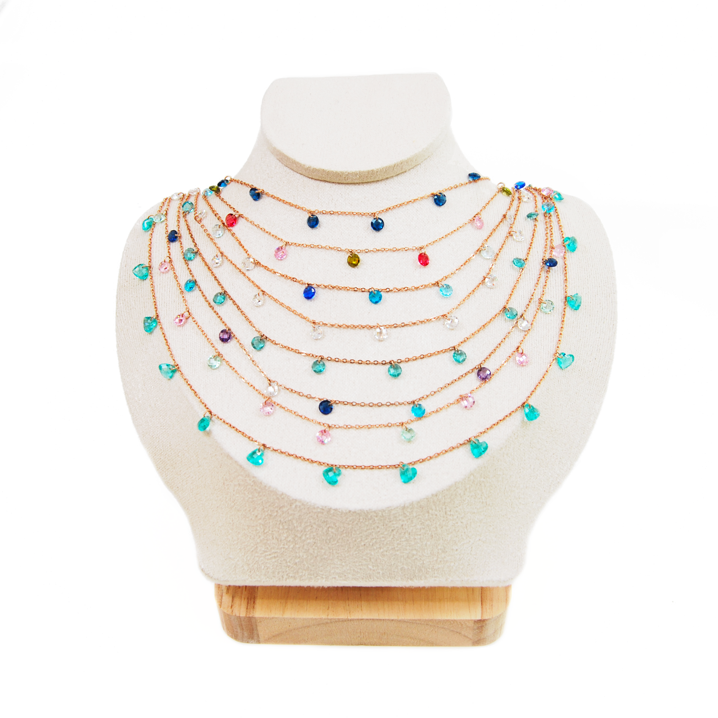 CRISTAL ROSE GOLD NECKLACE