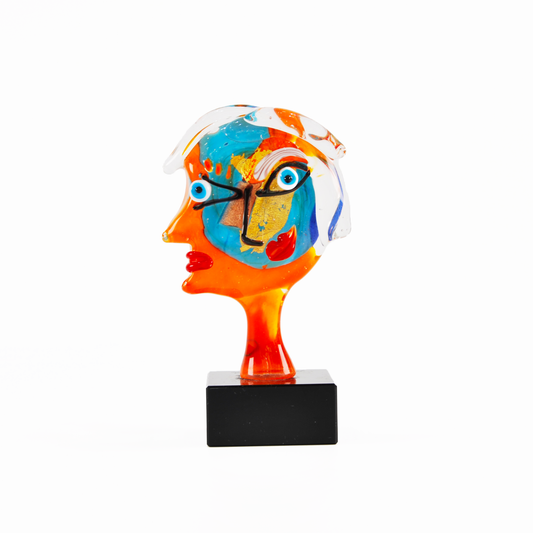 ORANGE AND LIGHT BLUE FACE, PICASSO COLLECTION