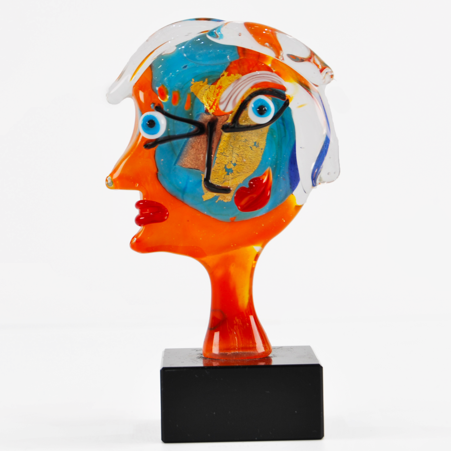 ORANGE AND LIGHT BLUE FACE, PICASSO COLLECTION