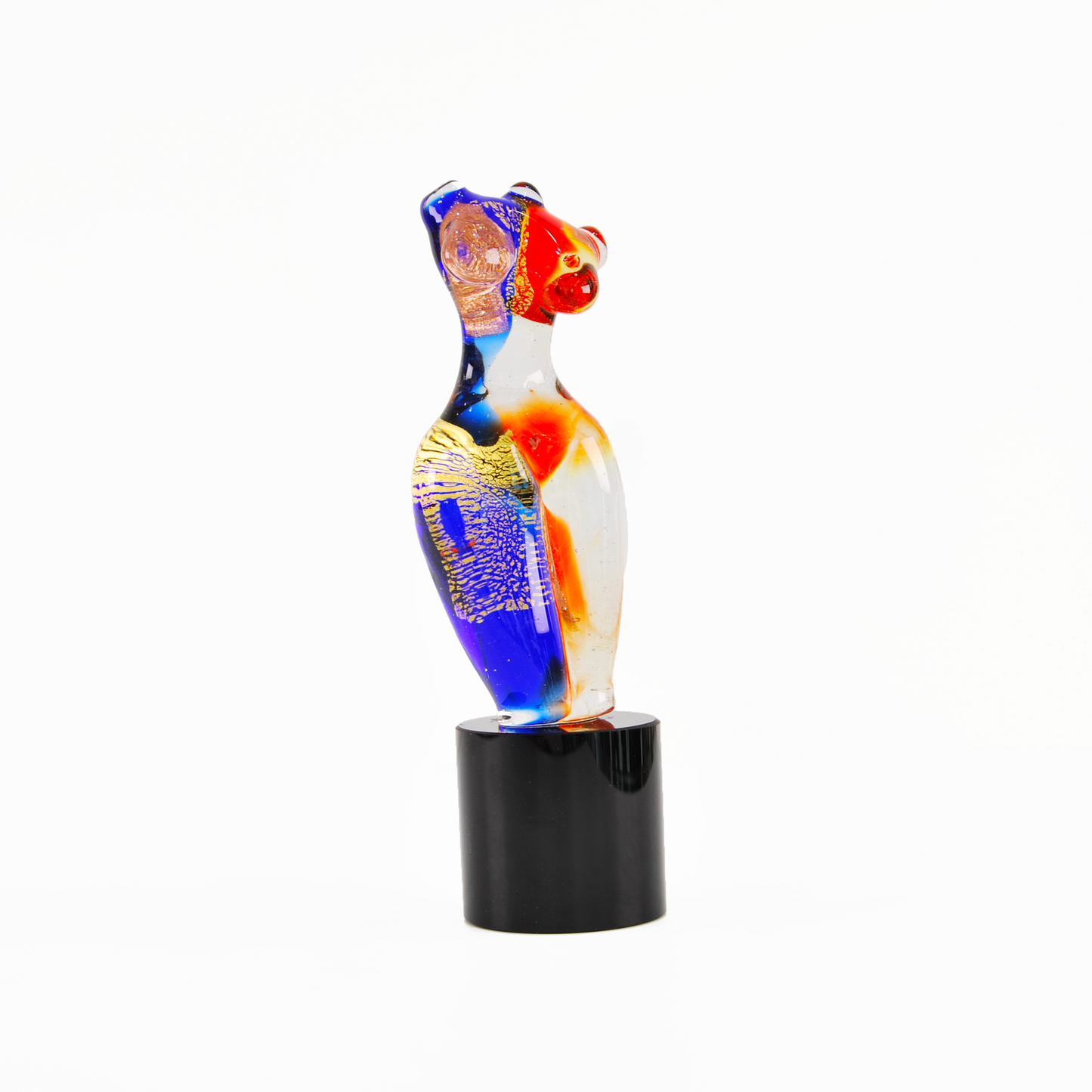 BLUE AND ORANGE WOMAN BUST