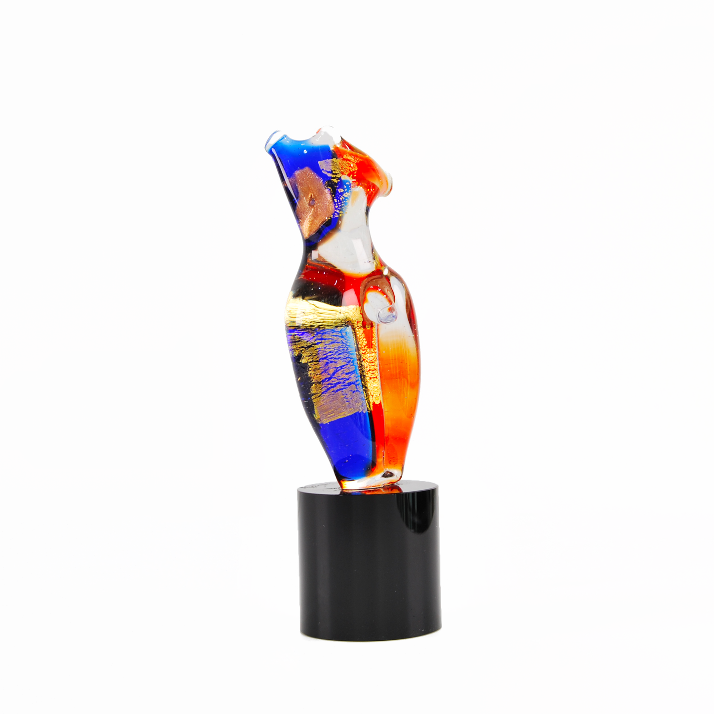 BLUE AND ORANGE MALE BUST