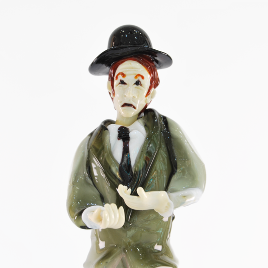 CHARLIE CHAPLIN IN GREEN SUIT