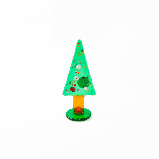 GREEN TREE WITH MURRINA DETAILS - ROUND BASE