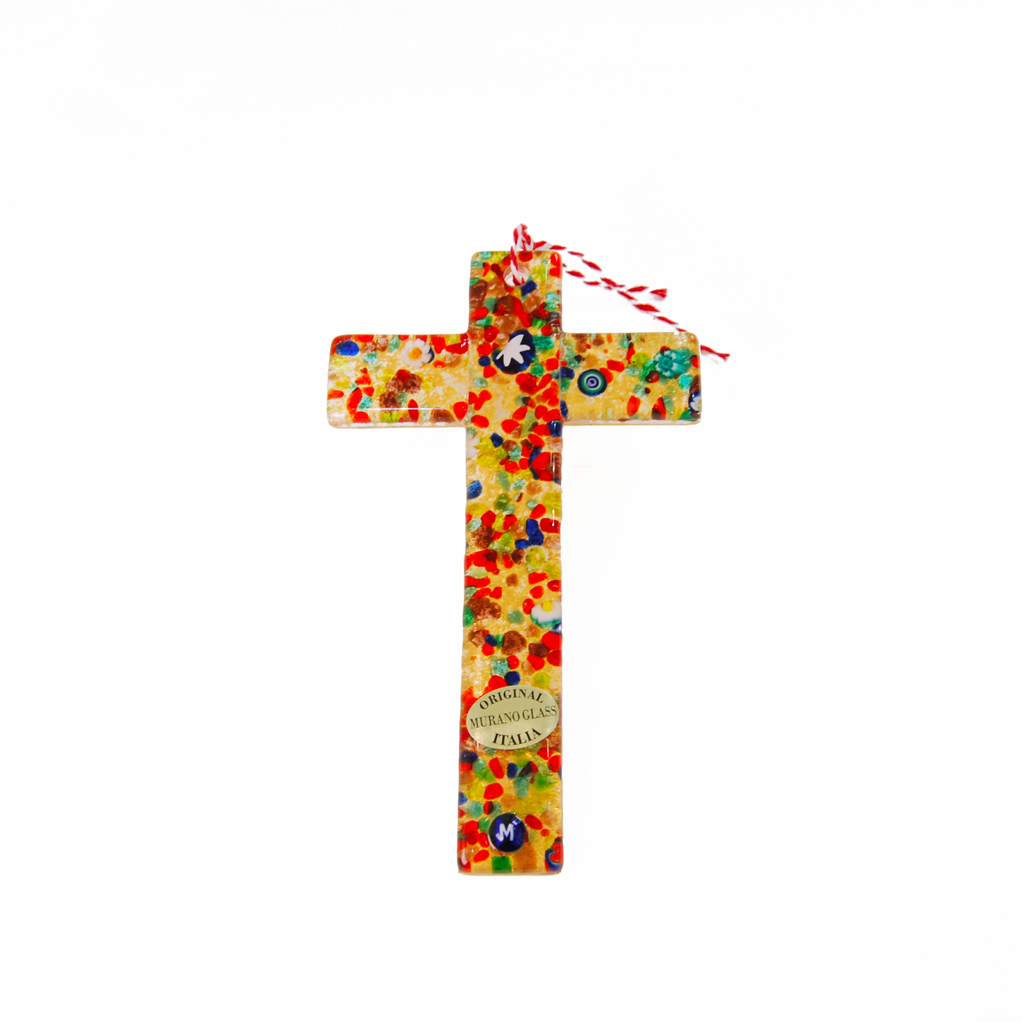 BIG ARTISTIC CROSS GOLDEN BASE