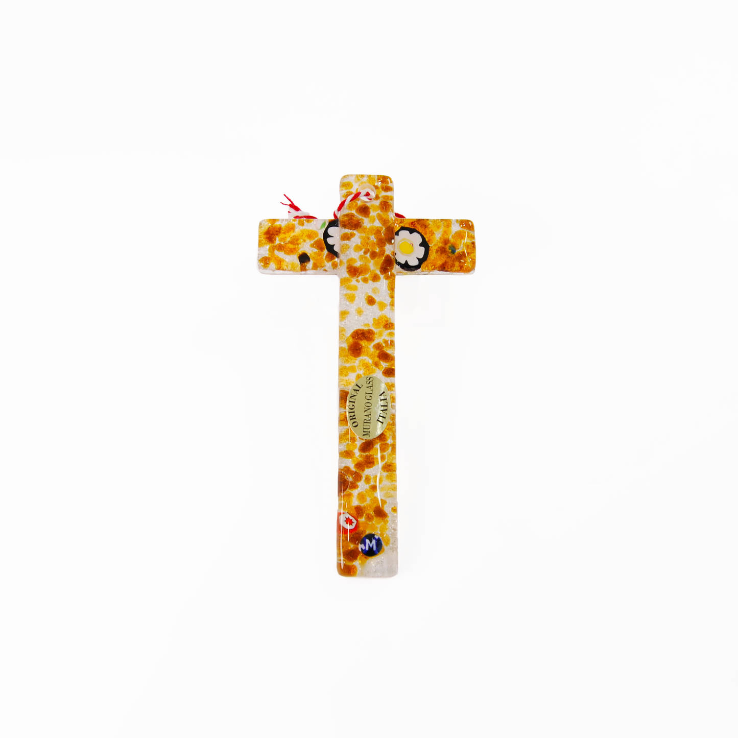 MEDIUM ARTISTIC CROSS SILVER BASE