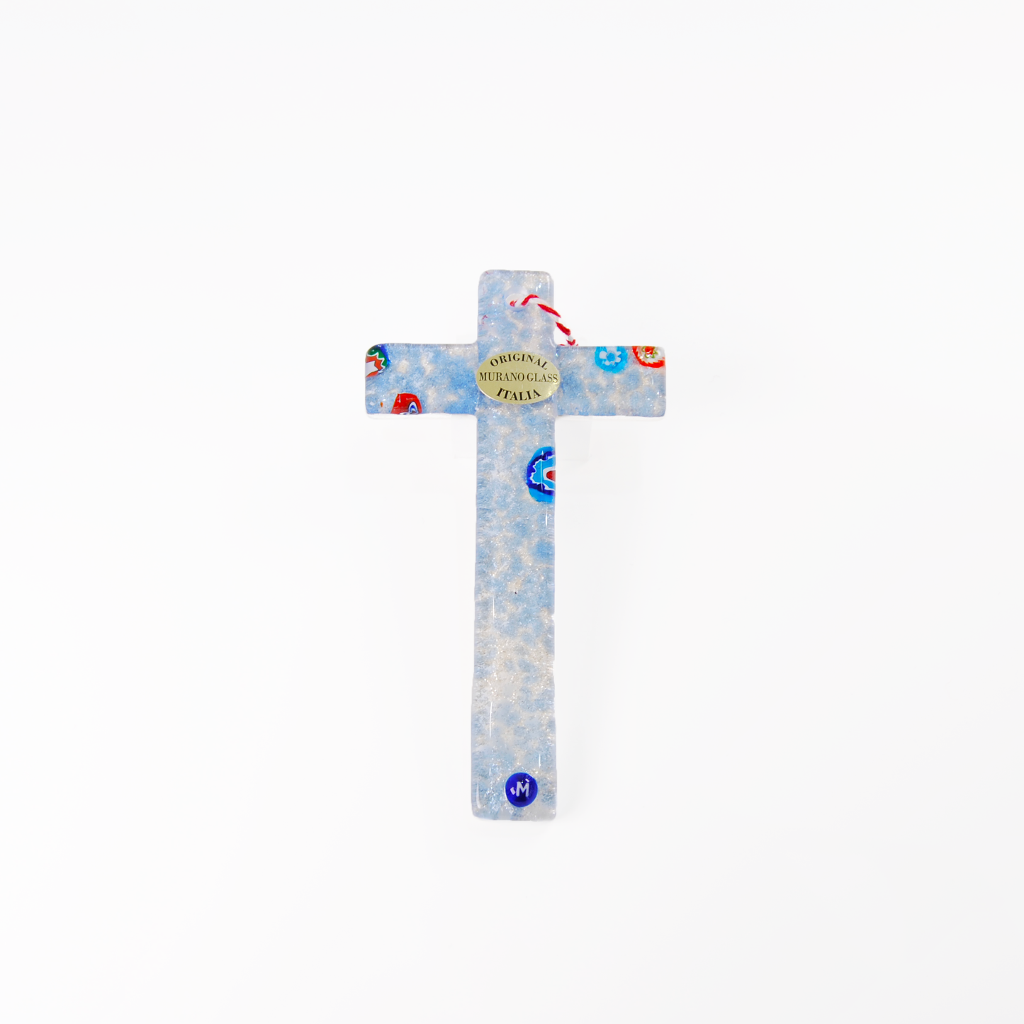 MEDIUM ARTISTIC CROSS SILVER BASE