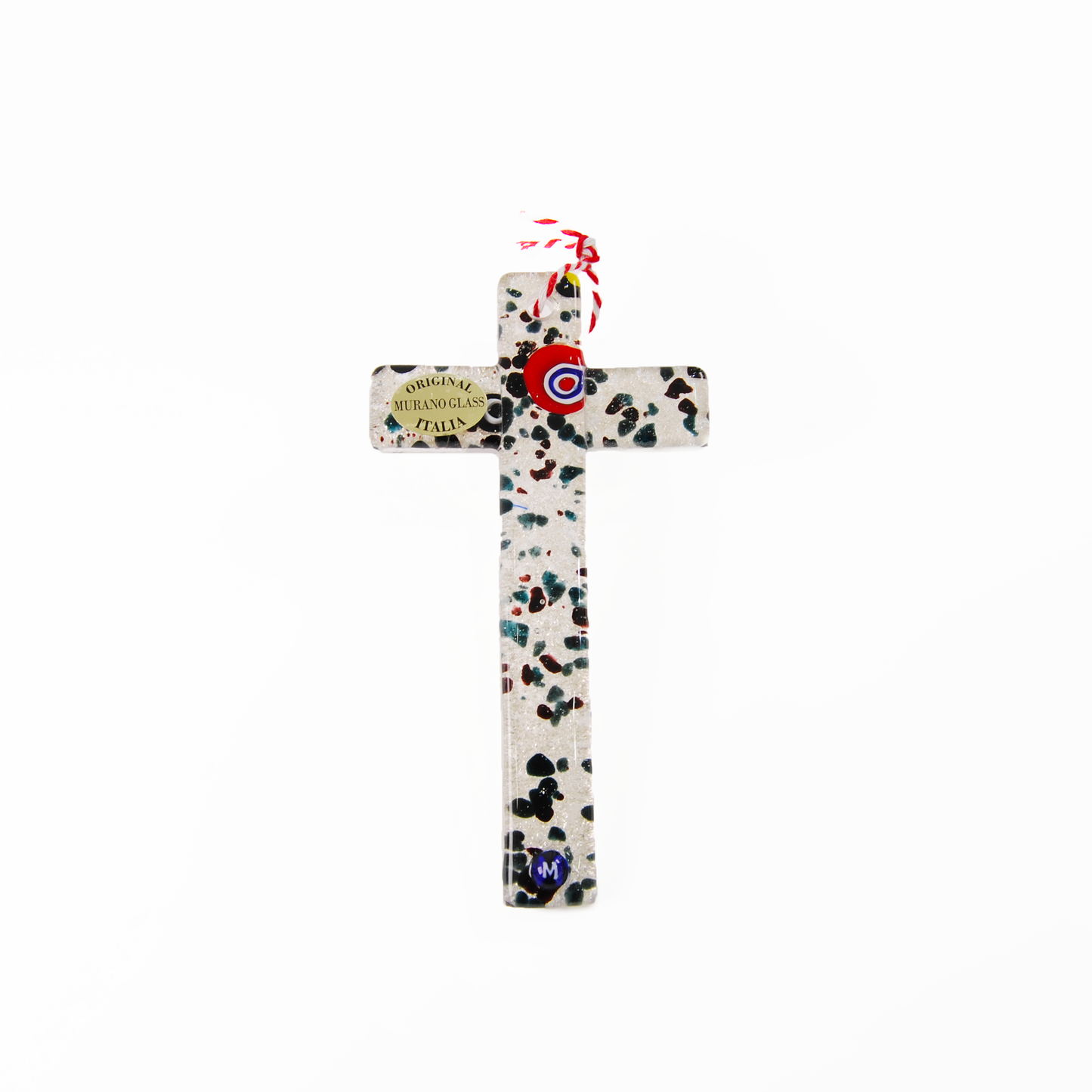 MEDIUM ARTISTIC CROSS SILVER BASE