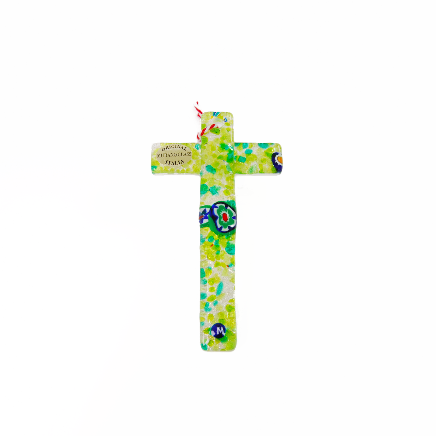 MEDIUM ARTISTIC CROSS SILVER BASE