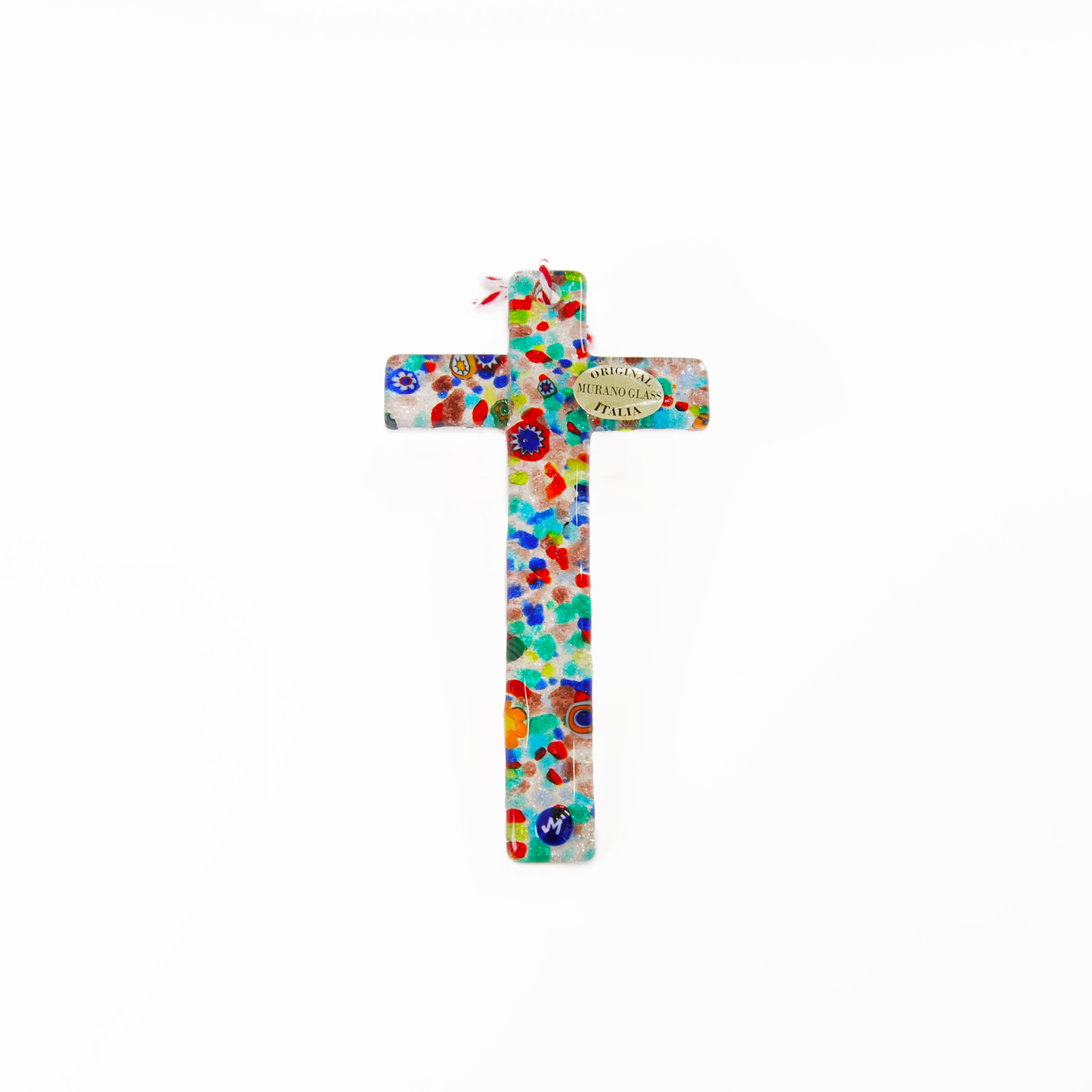 MEDIUM ARTISTIC CROSS SILVER BASE