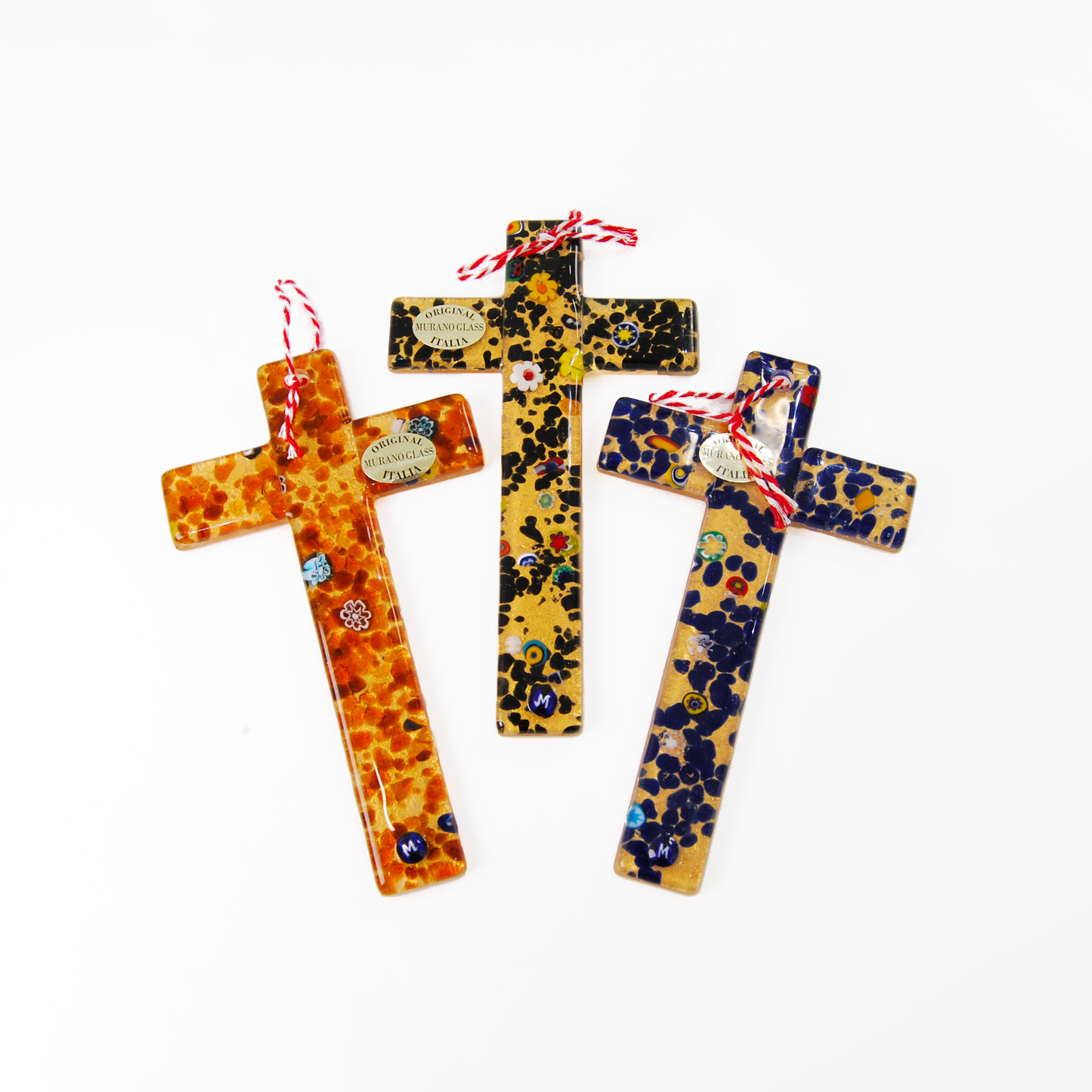 BIG ARTISTIC CROSS GOLDEN BASE