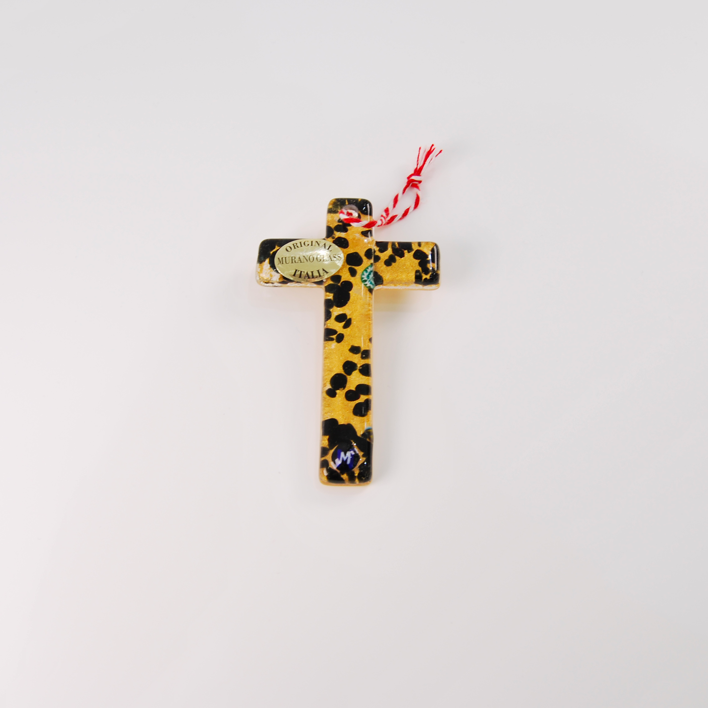 SMALL ARTISTIC CROSS GOLDEN BASE