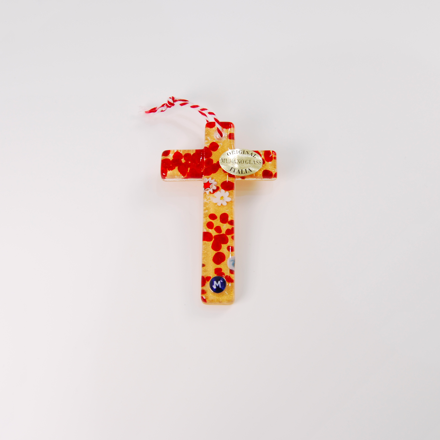 SMALL ARTISTIC CROSS GOLDEN BASE