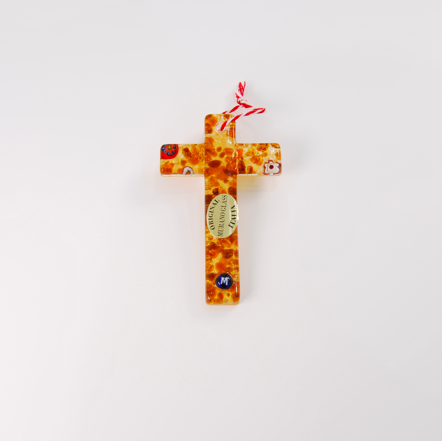 SMALL ARTISTIC CROSS GOLDEN BASE