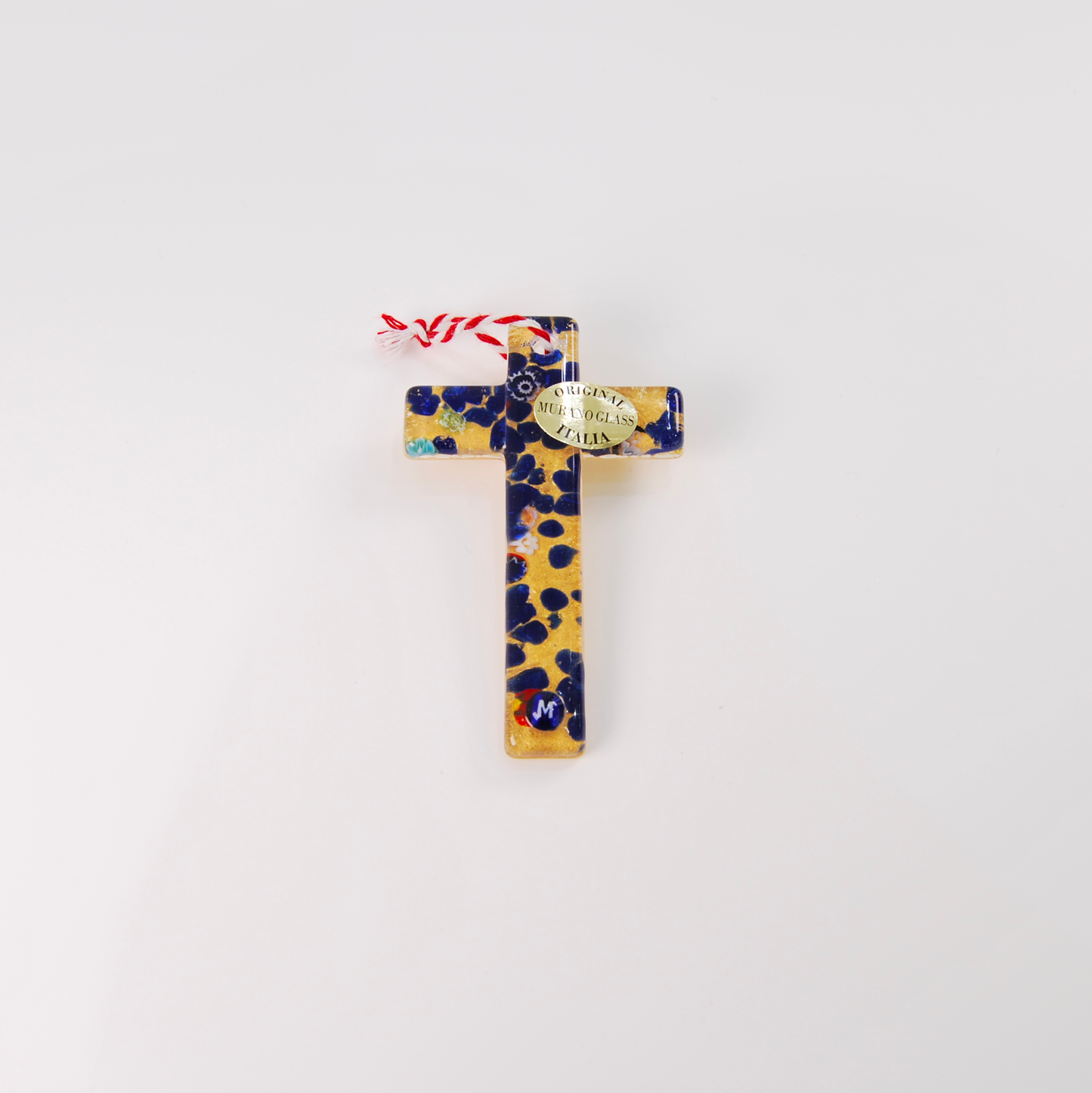 SMALL ARTISTIC CROSS GOLDEN BASE