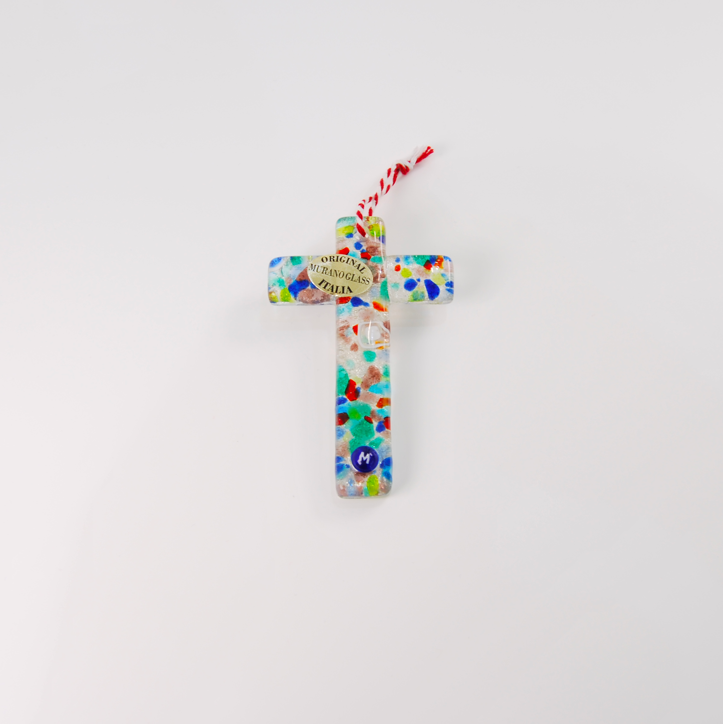 SMALL ARTISTIC CROSS SILVER BASE