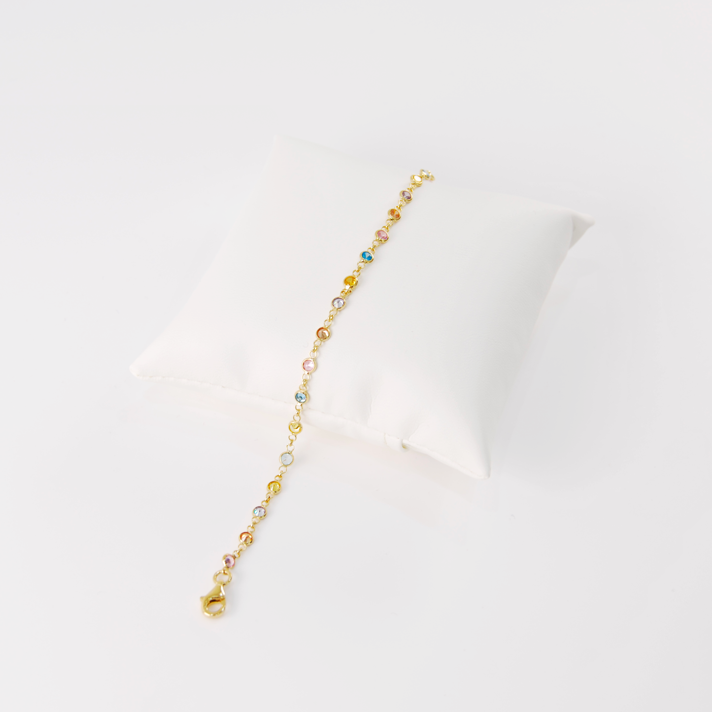 DELICATE MULTICOLOR MURANO GLASS STONE BRACELETS